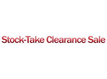 Stock Take Clearance Sale 2026 335x210